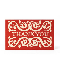 ARABESQUE THANK YOU GIFT CARDS | PACK 6