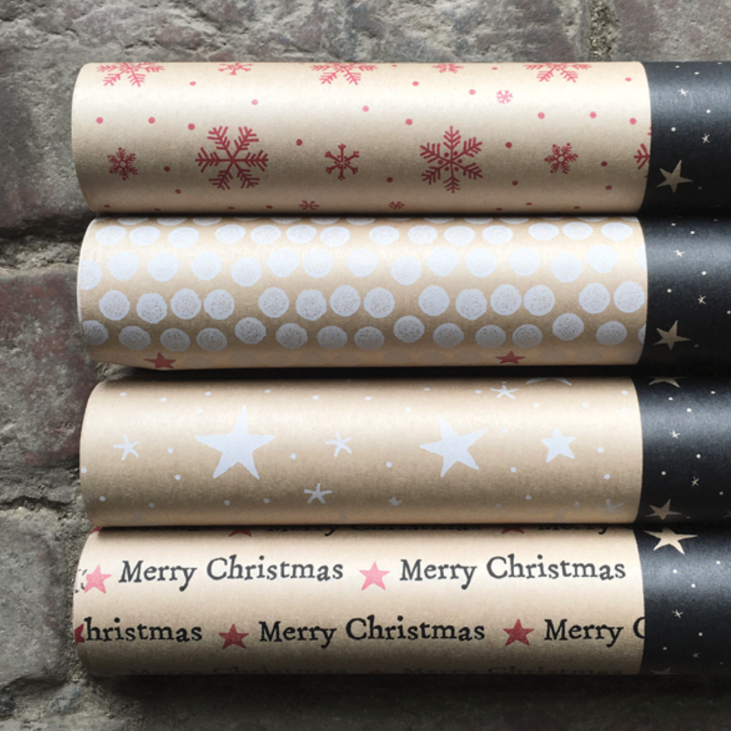 5M KRAFT WRAP | MERRY CHRISTMAS