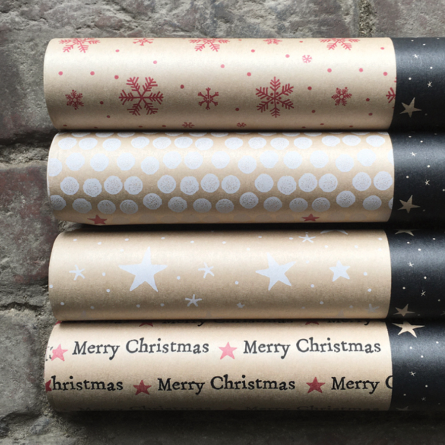 5M KRAFT WRAP | MERRY CHRISTMAS