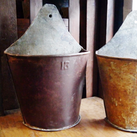 GALVANISED HALF BUCKET