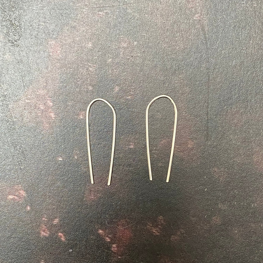 STERLING SILVER U EARRINGS