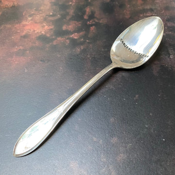 VINTAGE LARGE SPOON | CONGRATULATIONS